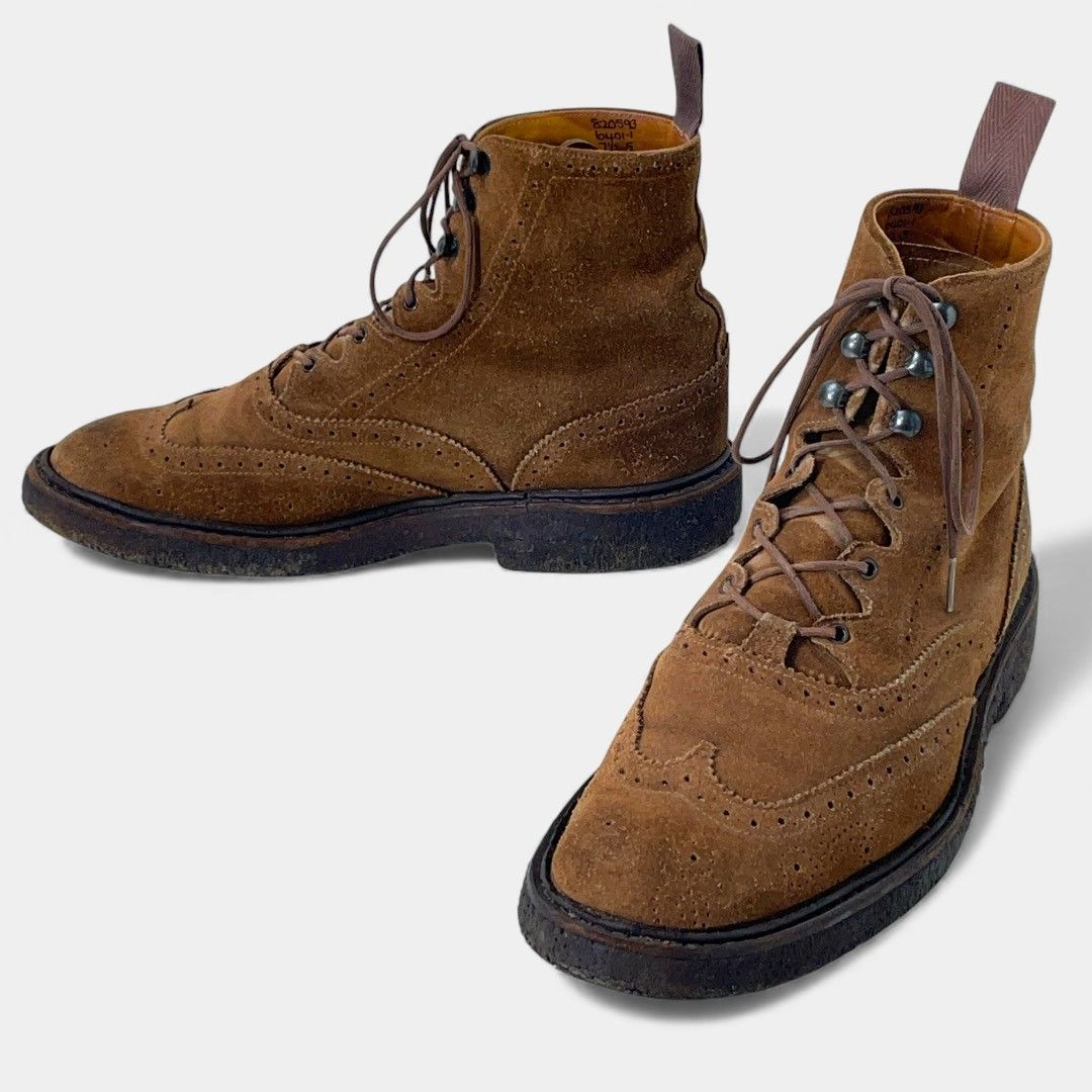 トリッカーズ ネペンテス 別注 コラボ ブラウン スエード ギリーブーツ