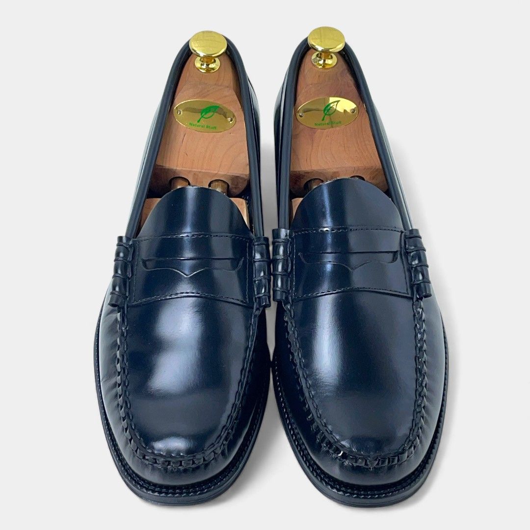 ジーエイチバス ブラック ラーソン コインローファー