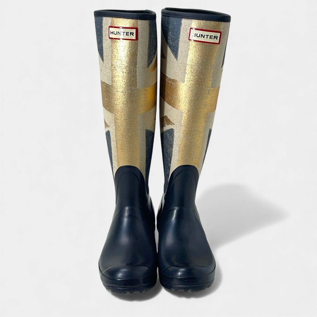 ハンター　HUNTER　レインブーツ　ユニオンジャック　UK6 限定品　長靴 HUNTER（ハンター） 長靴 ユニセックス ロングブーツ 7000 HUNTER 靴
