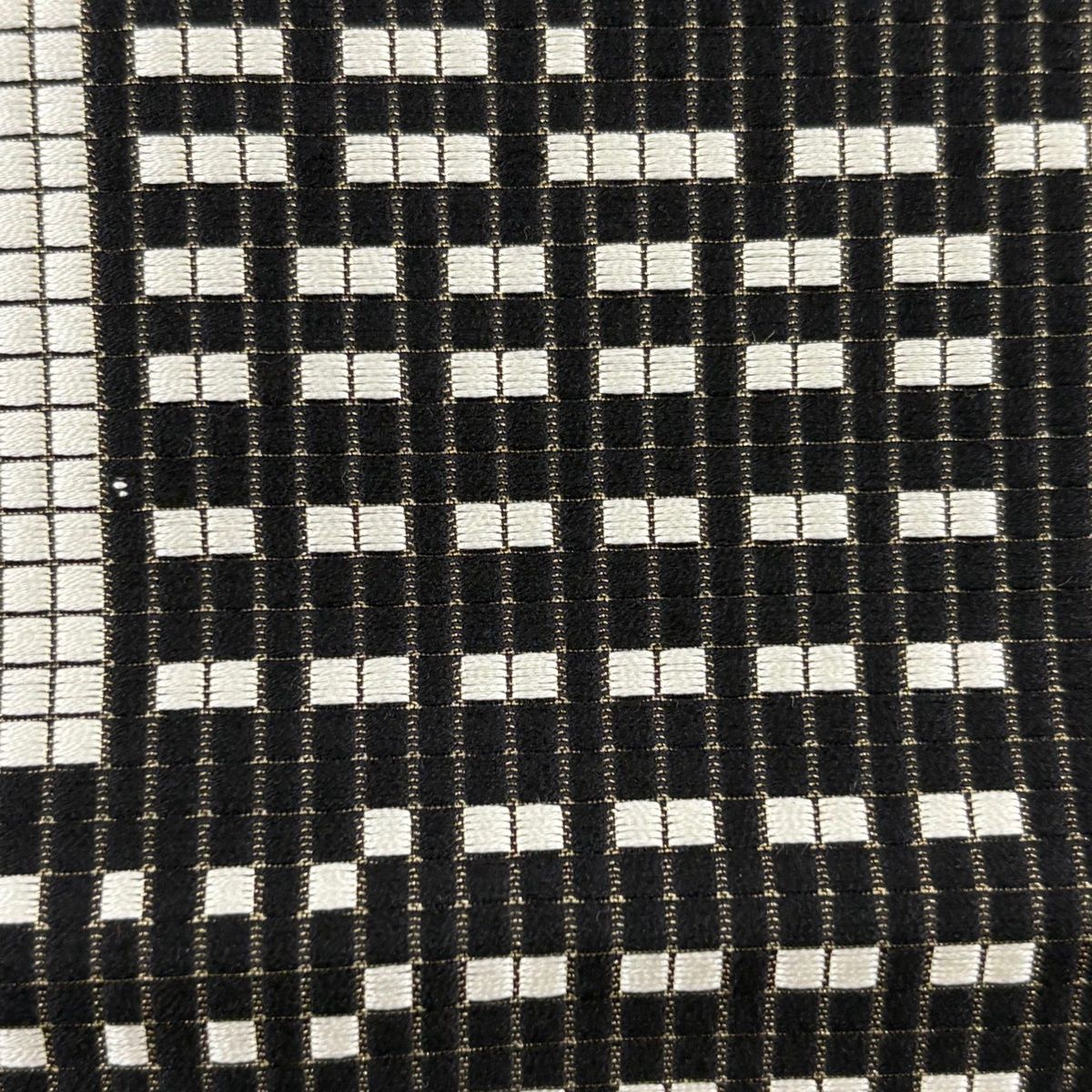 江戸小紋 身丈162cm 裄丈66cm M 袷 名古屋帯セット 格子 紫 正絹 秀品