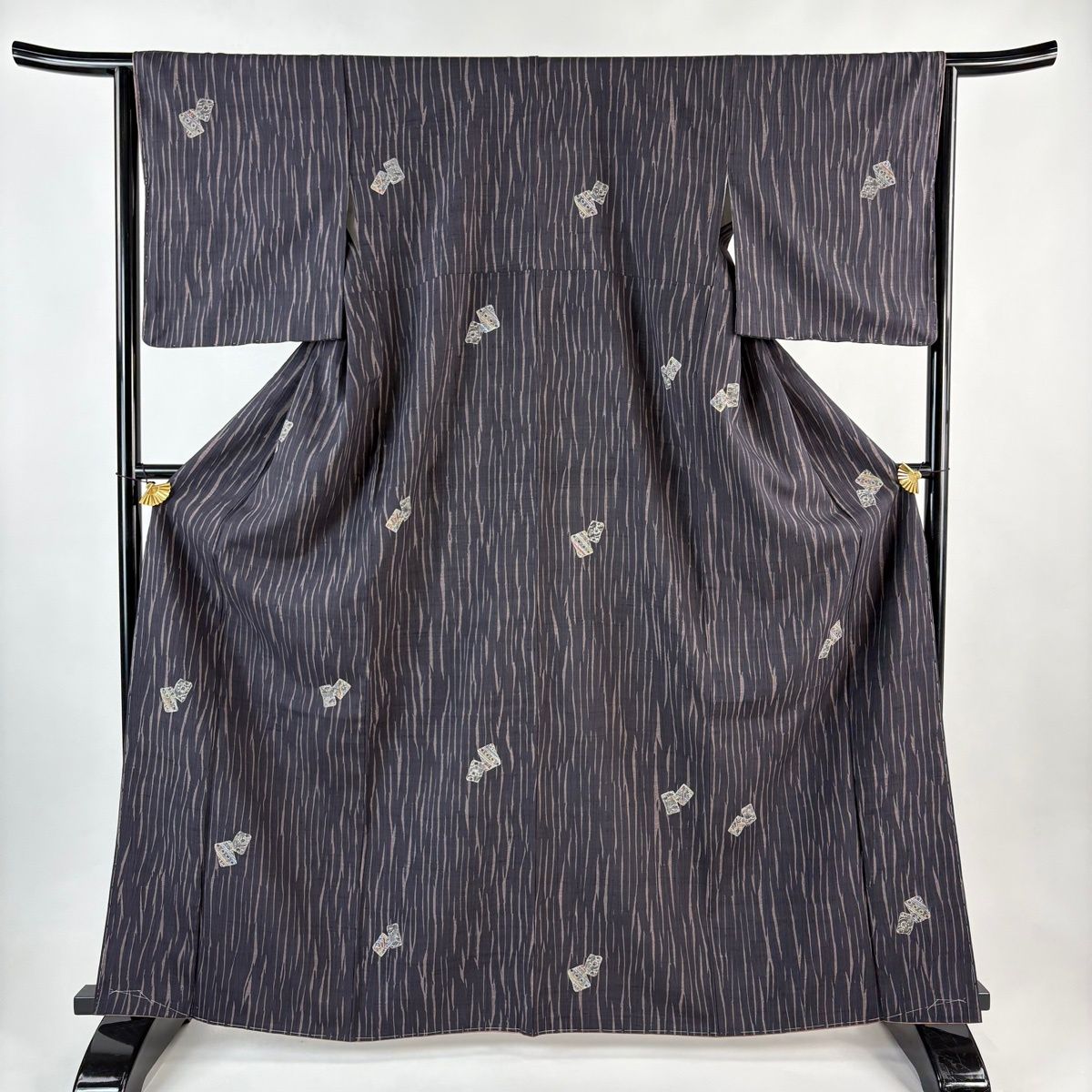 ★専用★小紋 総絞り 多色 吉祥柄 身丈160.5cm 裄丈70cm 袷 お洒落 ☆専用☆小紋 総絞り 多色 吉祥柄 身丈160.5cm 裄丈70cm