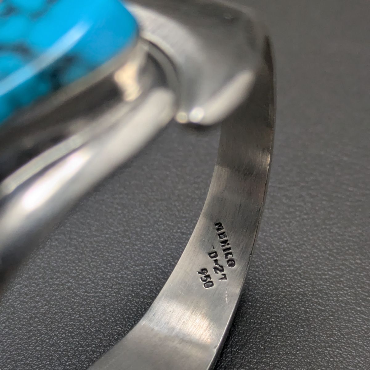 ヴィンテージ メキシコMEXICO 950 シルバー 銀 ターコイズ ヒンジ