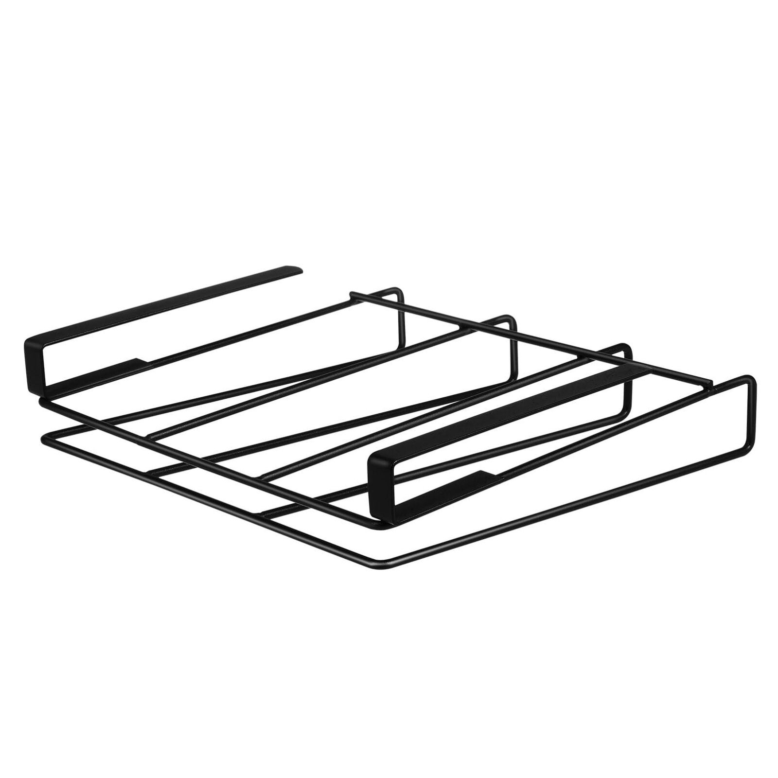 NUOLUX ステンレス製まな板スタンド 吊り下げ収納ラック 省スペースキッチンオーガナイザー 穴あけ不要で簡単取り付け まな板ホルダー 25 Cm 奥行き キッチン収納用品
