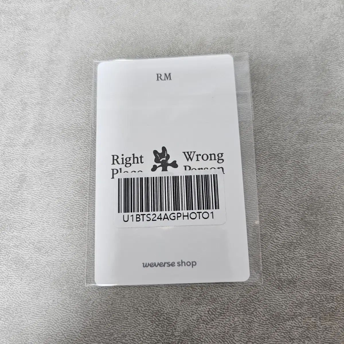 未開封 rpwp WEVERSE ウィバース特典 rm アールエム(RM・ナムジュン