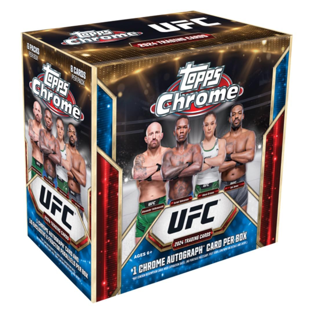 Topps UFC Chrome 2024 - メガボックス:201ピース トレーディング