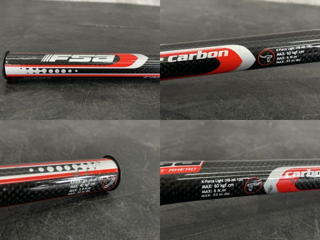 FSA K-FORCE カーボンフラットハンドル FSA（エフエスエー）K-FORCE FULL CARBON FLAT HANDLEBAR Di2 （K