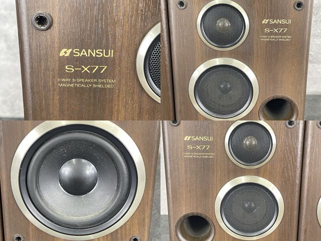 スピーカー ペアセット 【中古】動作保証SANSUI サンスイ S-X77 3