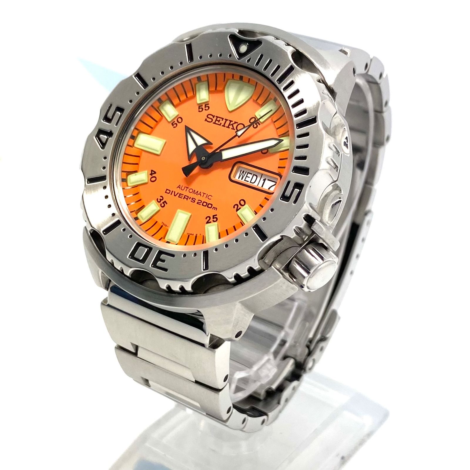 希少・美品】腕時計 メンズ セイコー SEIKO オレンジモンスター SKX781