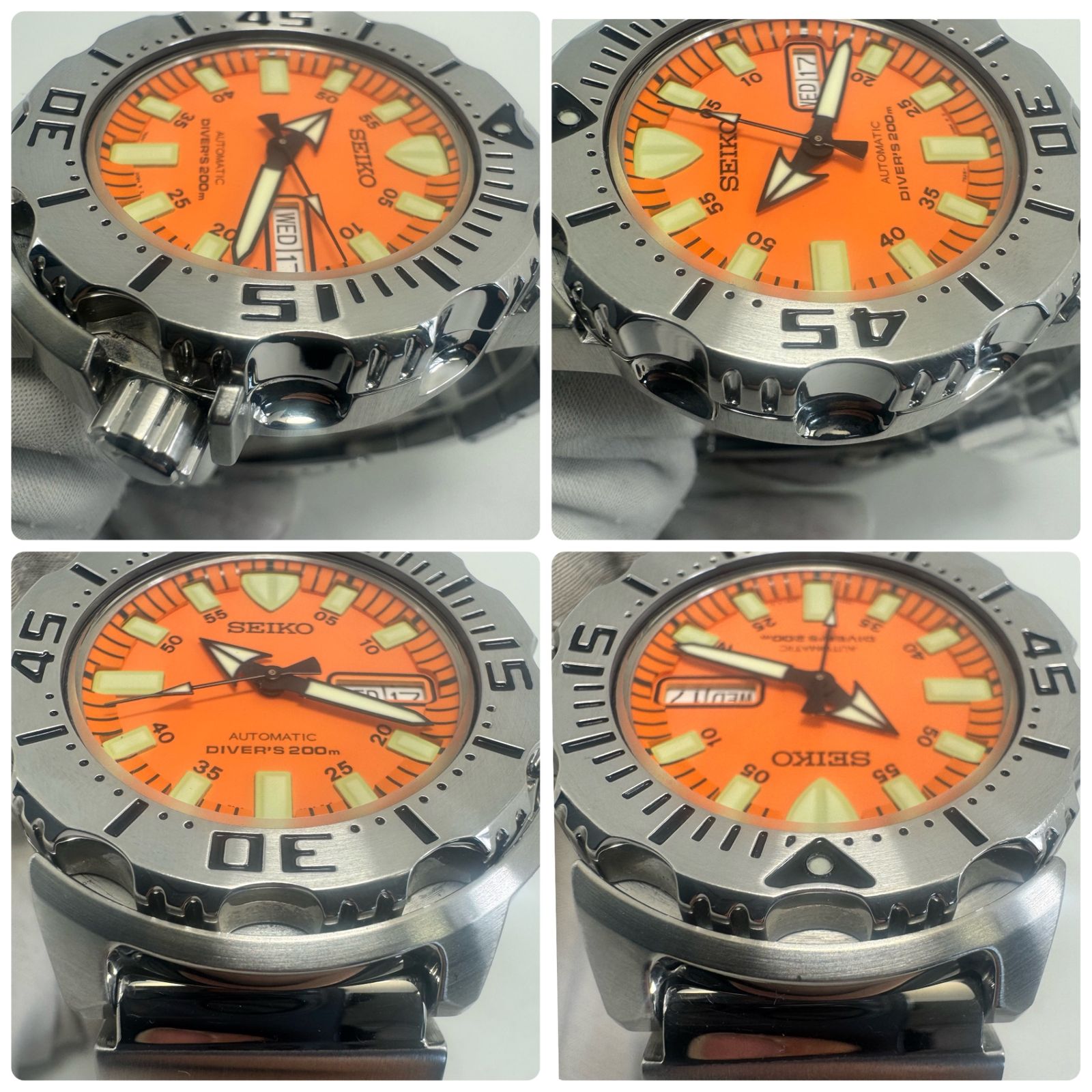 希少・美品】腕時計 メンズ セイコー SEIKO オレンジモンスター SKX781