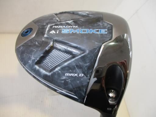【中古】 キャロウェイ PARADYM Ai SMOKE MAX D  9 ドライバー DR 純正特注シャフト (フレックスS) メンズ 男性用 右利き 右用 Aランク ゴルフクラブ