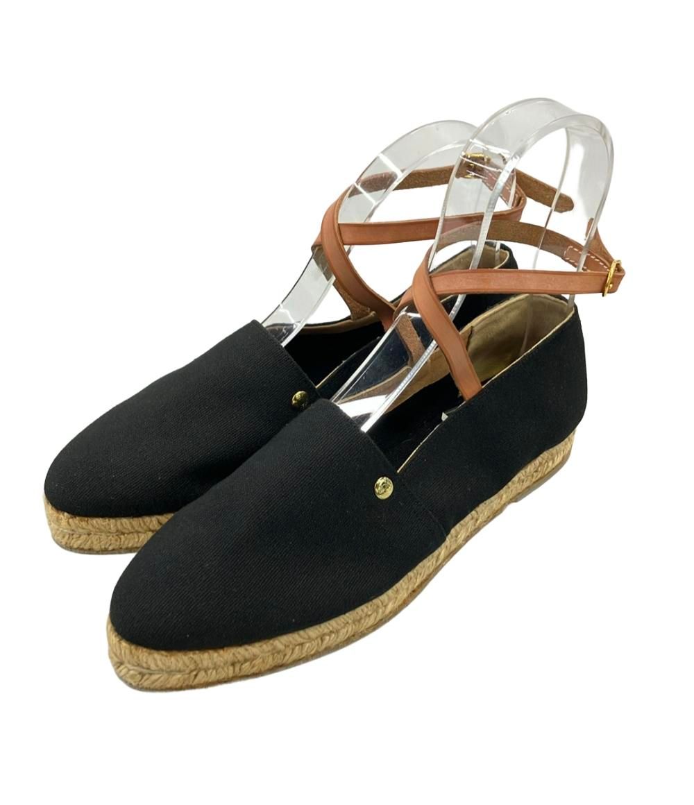 エルメス フラットシューズ アンクルストラップ エスパドリーユ