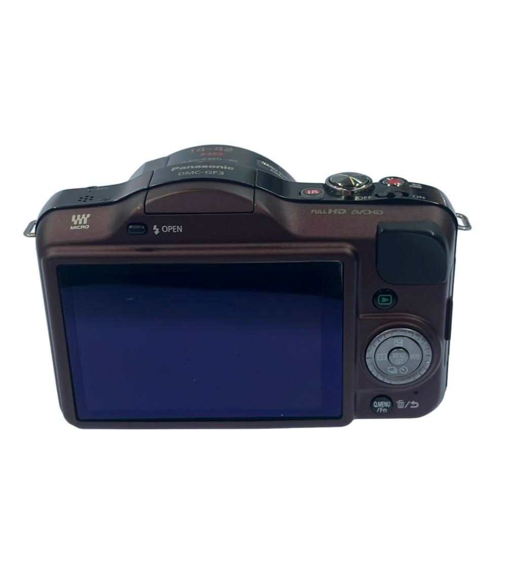 訳あり パナソニック ミラーレス一眼カメラ DMC-GF3 電動ズームレンズ