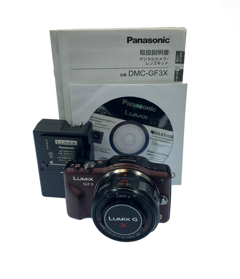 Panasonic DMC-GF3 ミラーレスカメラ本日発送予定のため限定値下げ 訳あり パナソニック ミラーレス一眼カメラ DMC-GF3 電動ズームレンズ