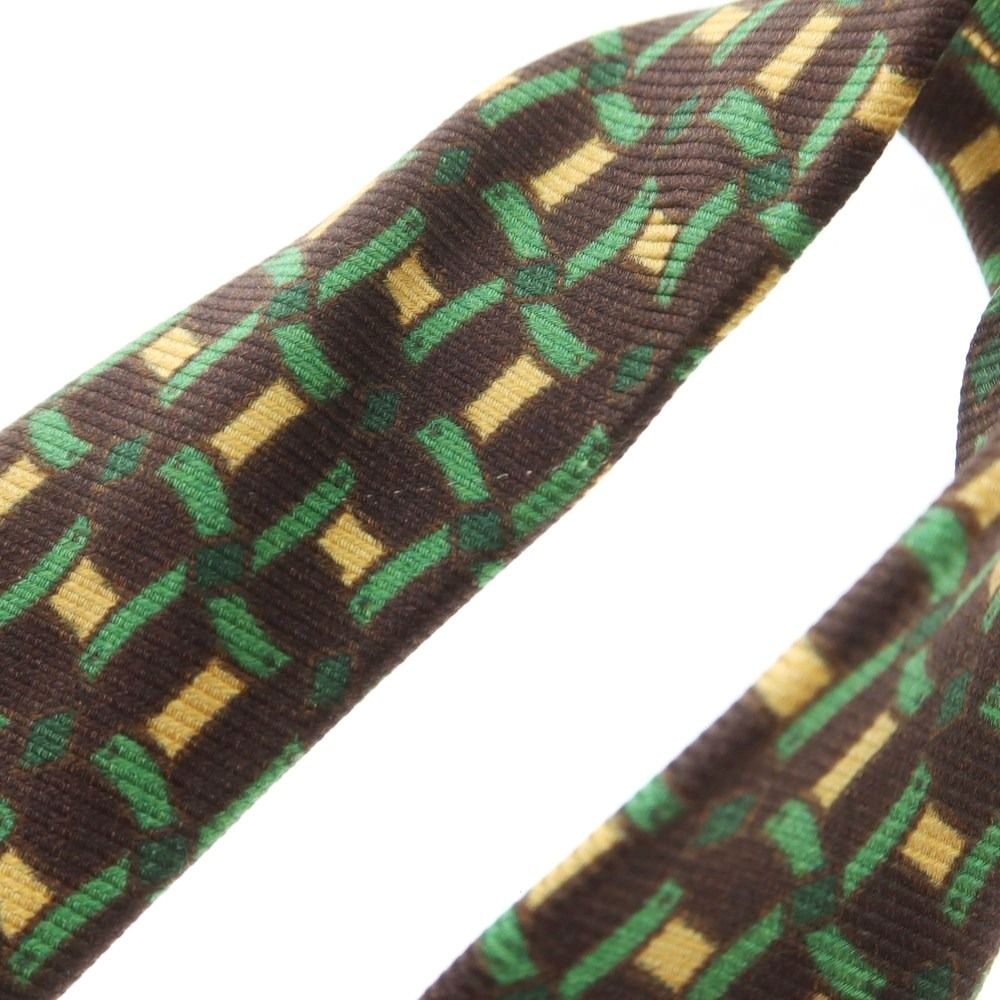 中古】スパッカ ネアポリス Spacca Neapolis シルク プリント ネクタイ