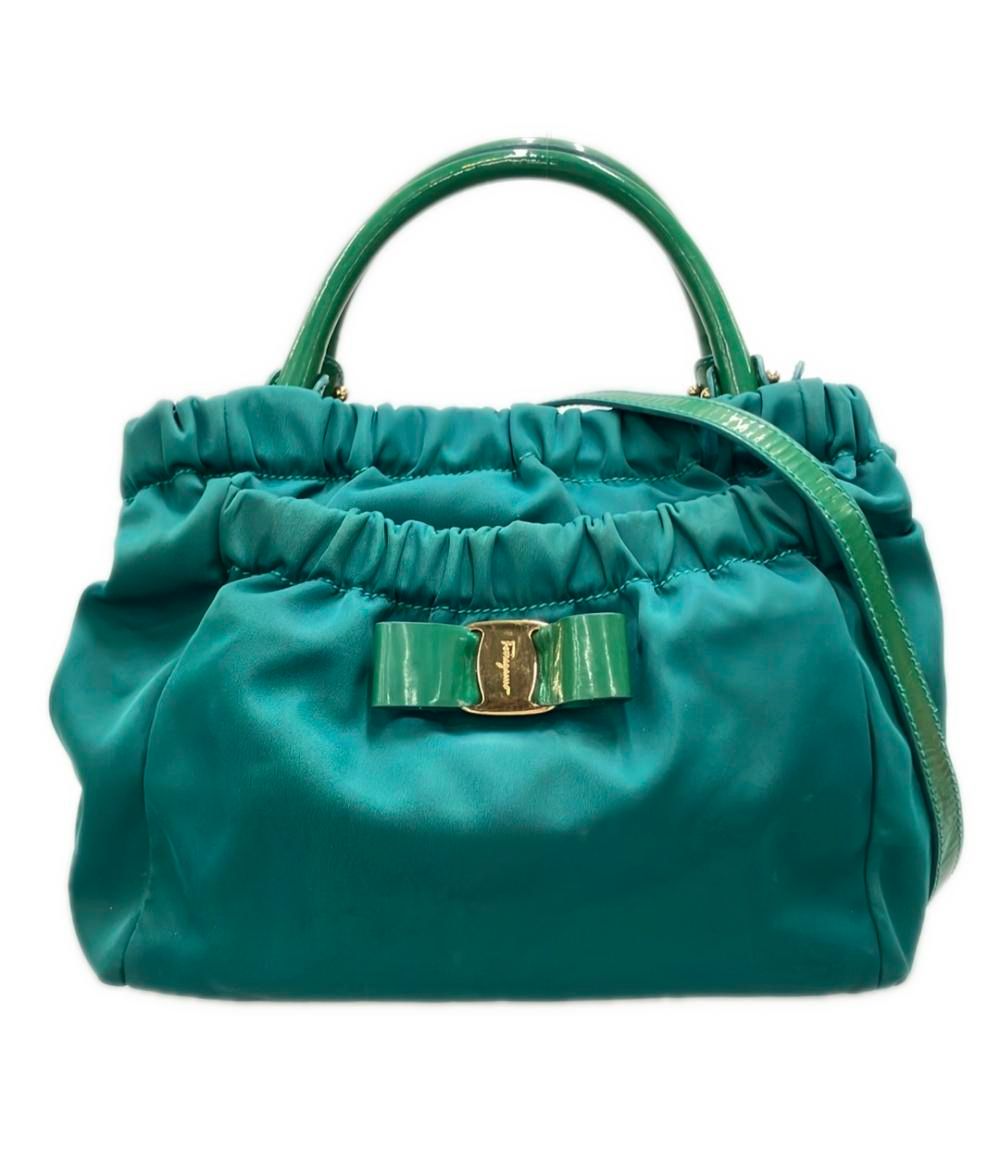 訳あり サルヴァトーレフェラガモ 2WAY ハンドバッグ ショルダーバッグ