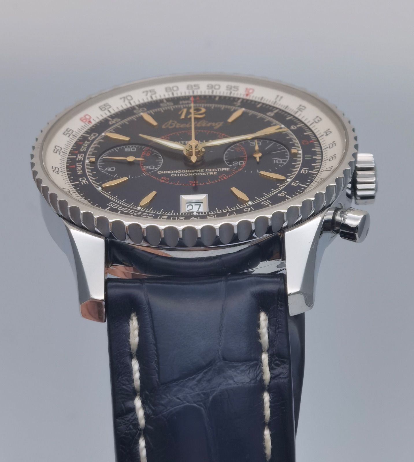 中古 ブライトリング BREITLING モンブリラン ナビタイマー クロノ