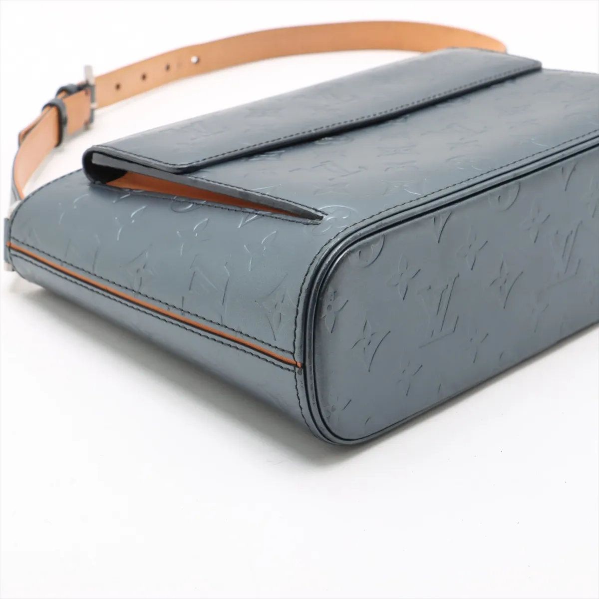 美品 ルイヴィトン モノグラム マット アルストン ブルー M55125