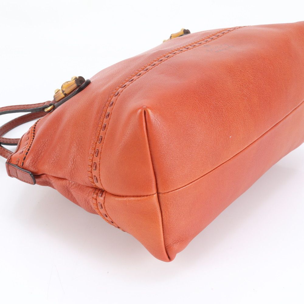 極美品 グッチ バンブー レイドバック クラフティ 339002 レザー