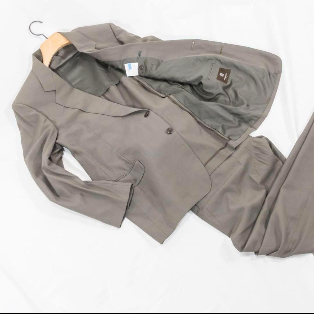 ジバンシー セットアップ スーツ ダブル カーキ ウール ヴィンテージ 菅田将暉 JOHN LAWRENCE SULLIVAN - ヴィンテージ 菅田将暉着用風 セットアップ