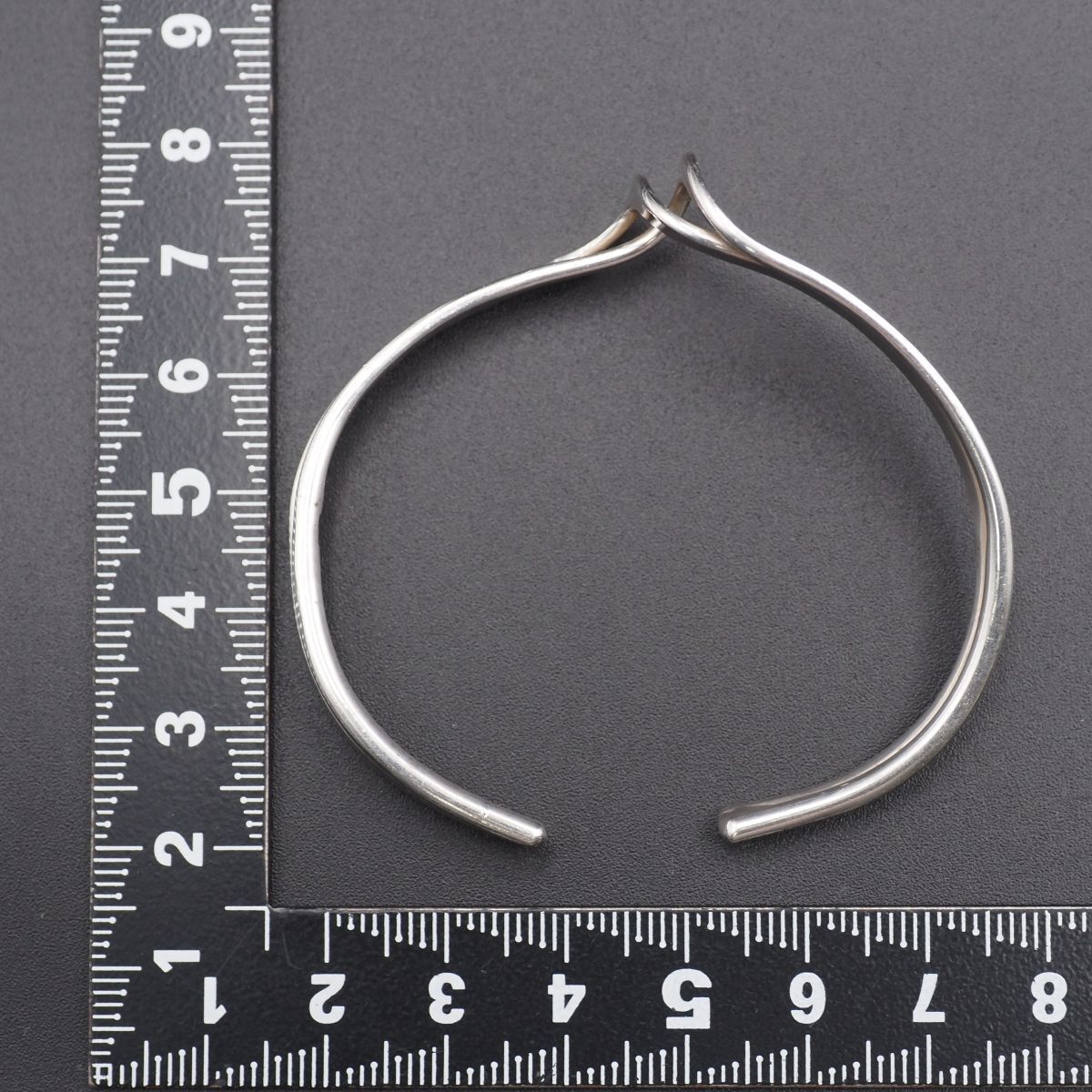 L495 ヴィンテージ 925 MEXICO刻印 バングル デザイン シルバー 腕輪