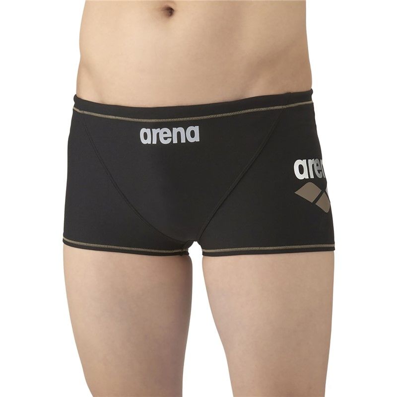 arena(アリーナ) トレーニングスパツツ 水泳水着M 非公認 (sar4104-bkkh)、ブラック/カーキ