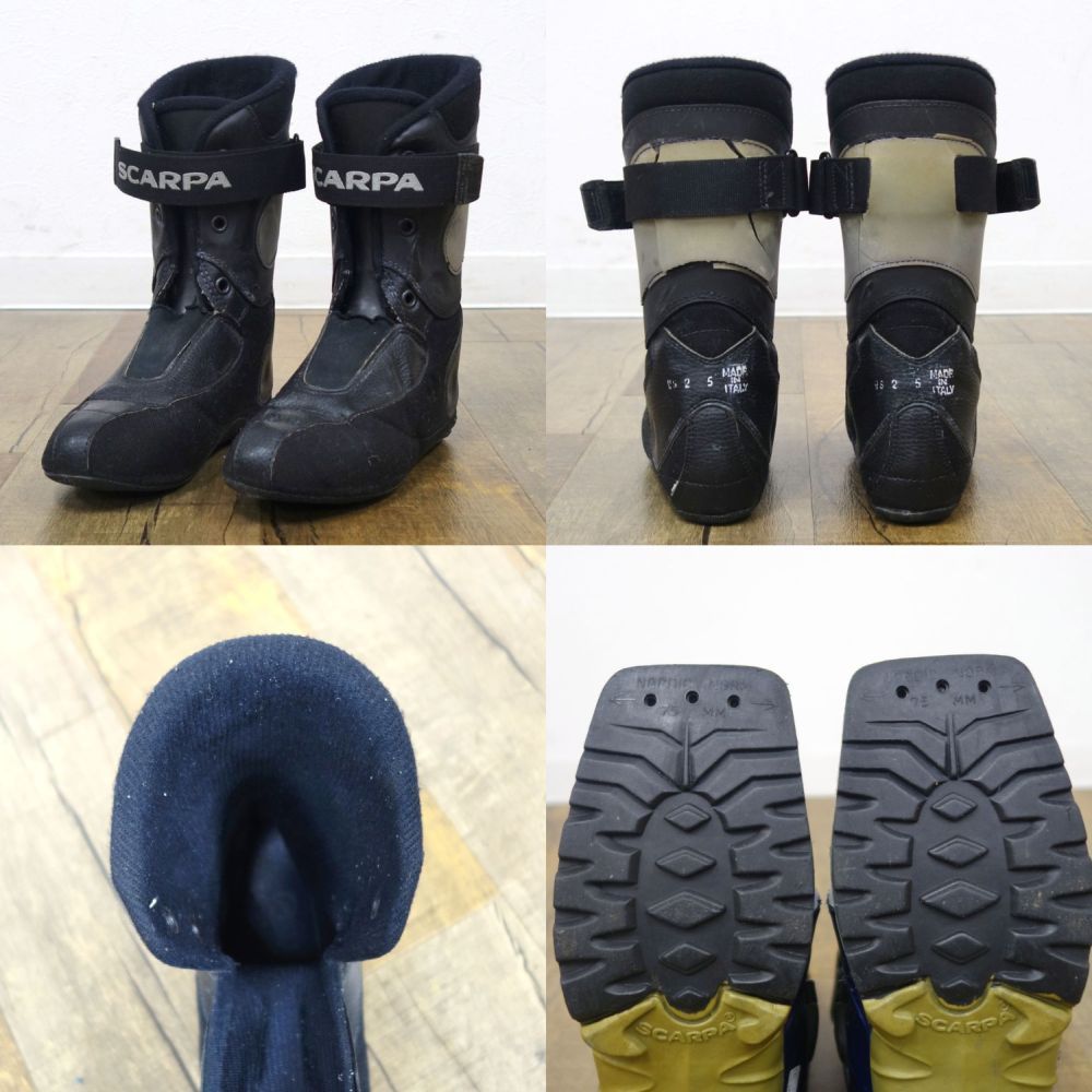 テレマークスキーブーツ　SCARPAスカルパT2 6シェル23cm程度　中古 スカルパ SCARPA T2 エコ トゥルーブルー テレマークブーツ 2025-2026