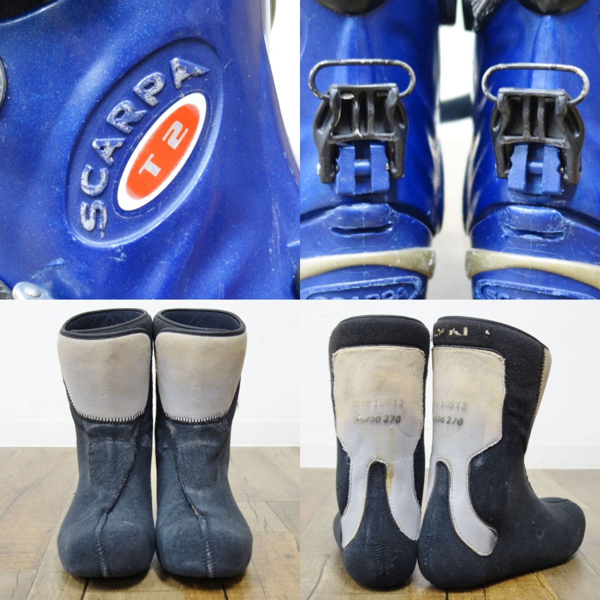 スキー スカルパ SCARPA T2 テレマーク スキー ブーツ 75mm 3ピン