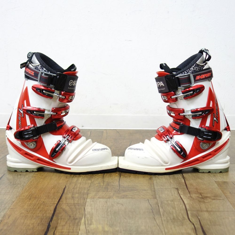スカルパ SCARPA T-RACE テレマーク スキー ブーツ 25cm 75mm 3ピン