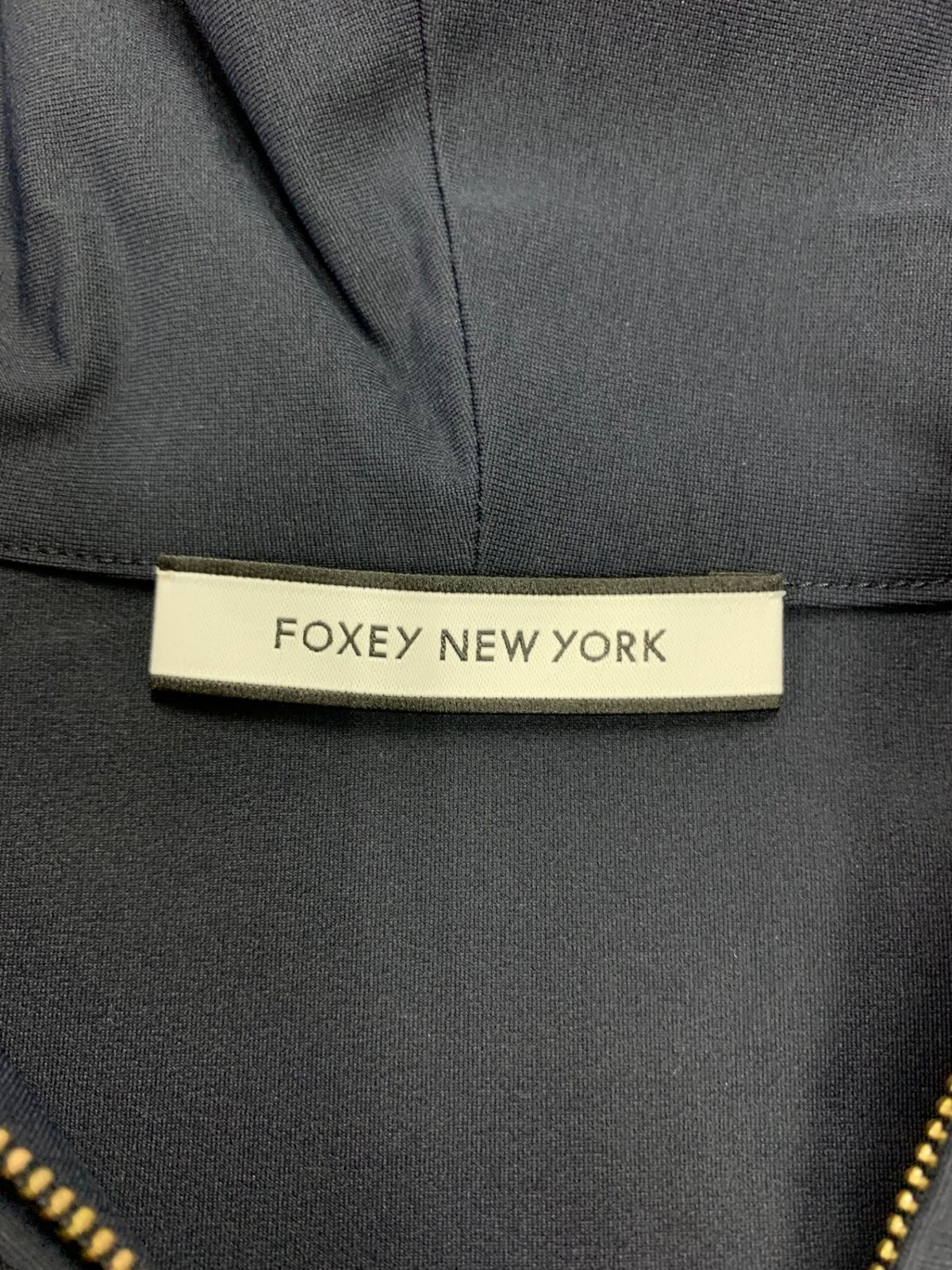 フォクシーニューヨーク 42156 パーカー 40 ネイビー Marine Hoodie