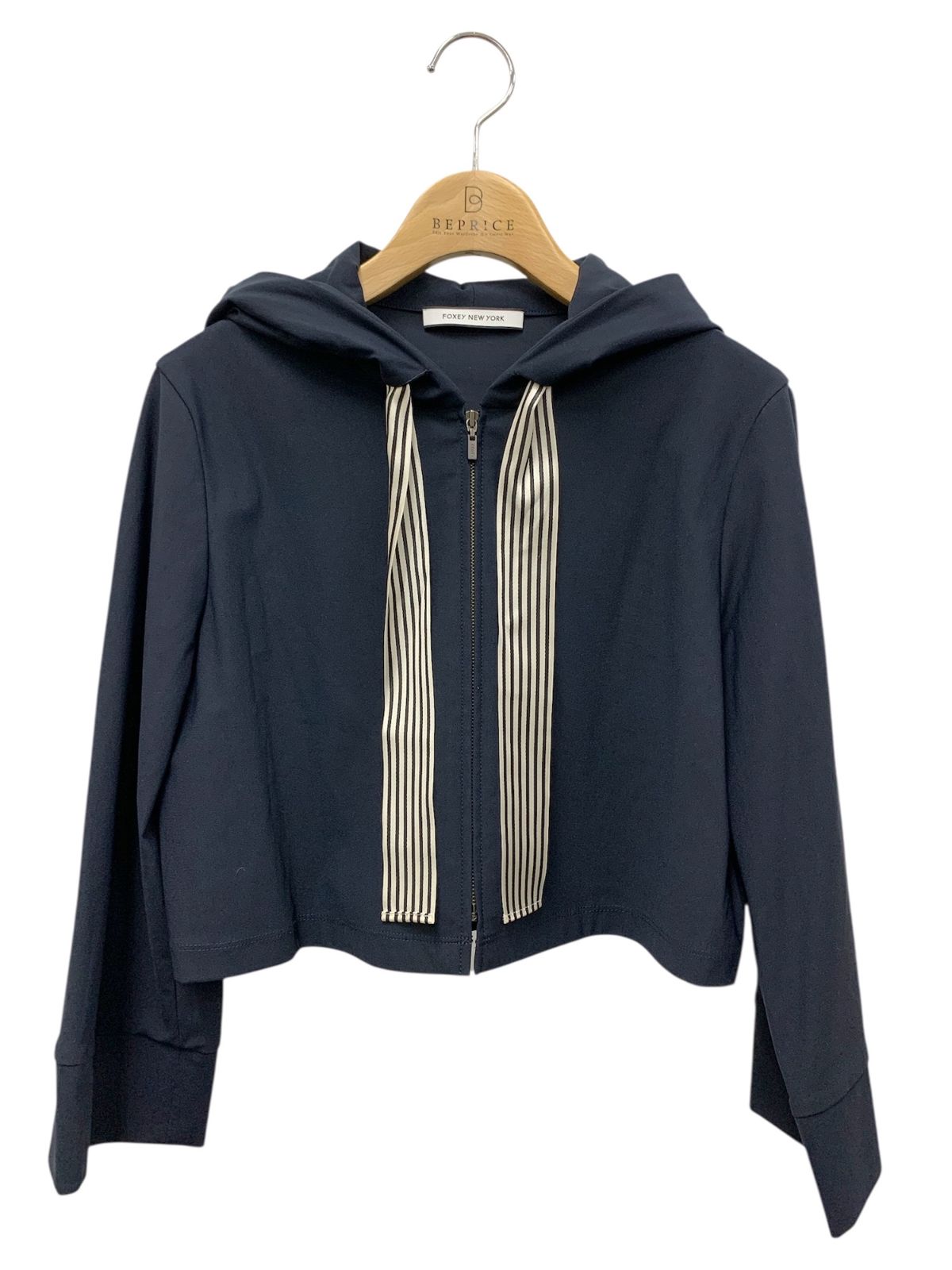 フォクシーニューヨーク 42156 パーカー 40 ネイビー Marine Hoodie