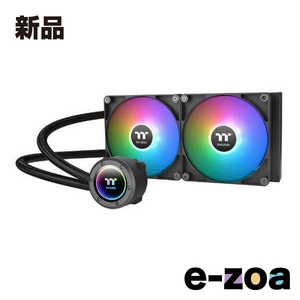thermaltake  サーマルテイク 水冷CPUクーラー TH280 ARGB Sync V2 ブラック 140mmファン×2 CL-W375-PL14SW-A (2654349)