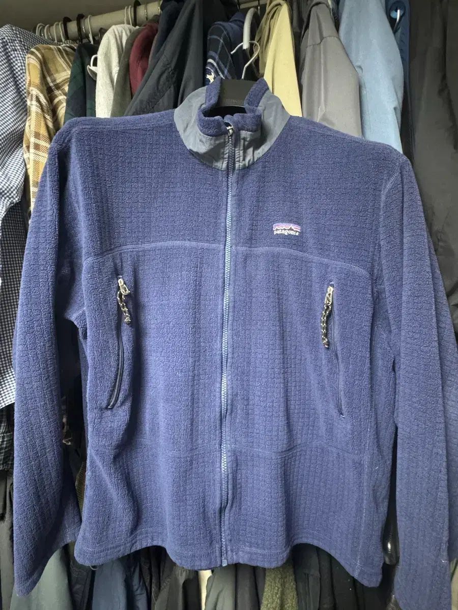 ヴィンテージ patagonia ポーラテック r2 ネイビー フリース 