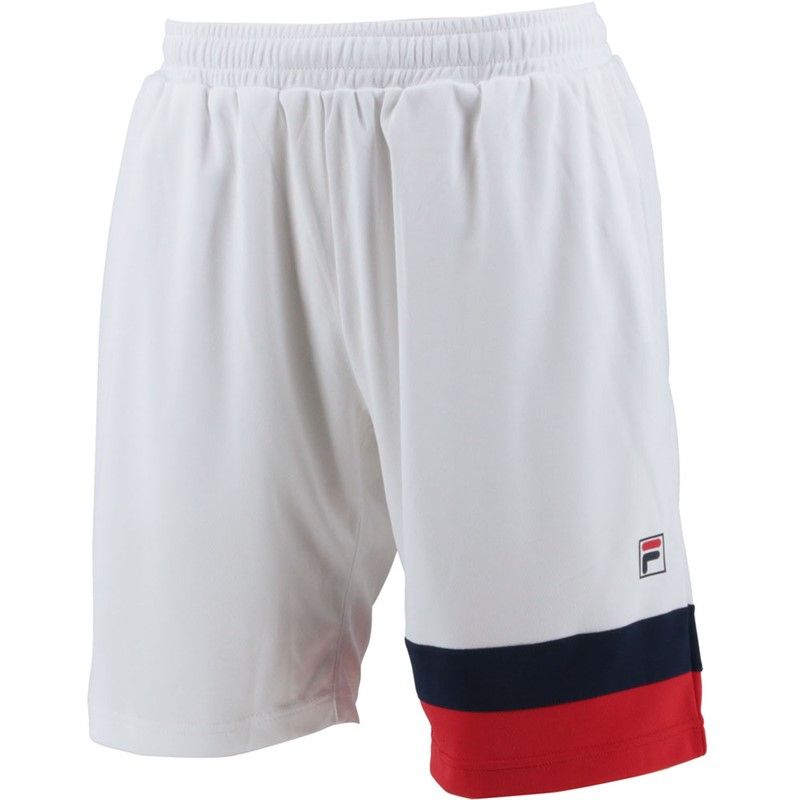 fila(フィラ) 09 ショートパンツ テニス ショート・3/4パンツ (vm7016-01)、WHITE