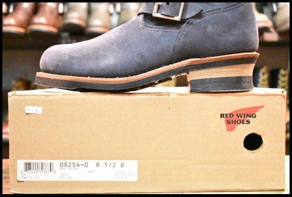 レッドウィング 8254 ネイビー スエード エンジニア スチールトゥ ビームス レッドウィング 8254 ネイビー スエード エンジニア スチールトゥ