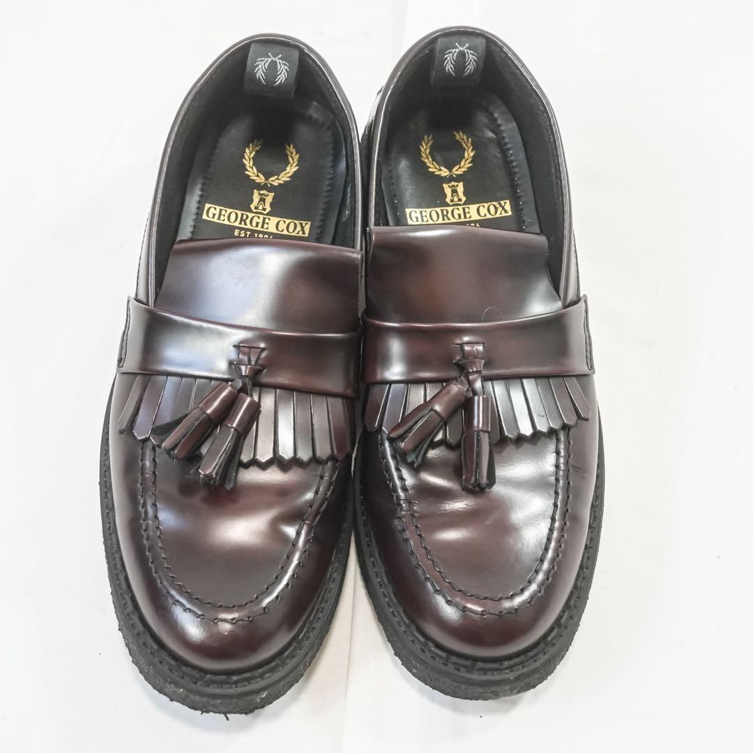 ☆美品☆ FREDPERRY×GEORGECOX タッセルローファー フリンジ - メルカリ