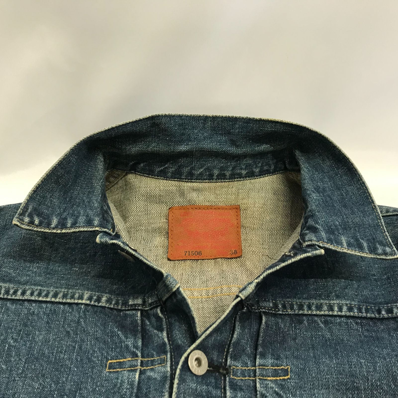 復刻 Levi's 71506XX 90s 大戦モデル 日本製 Gジャン 38 ブルー メンズ