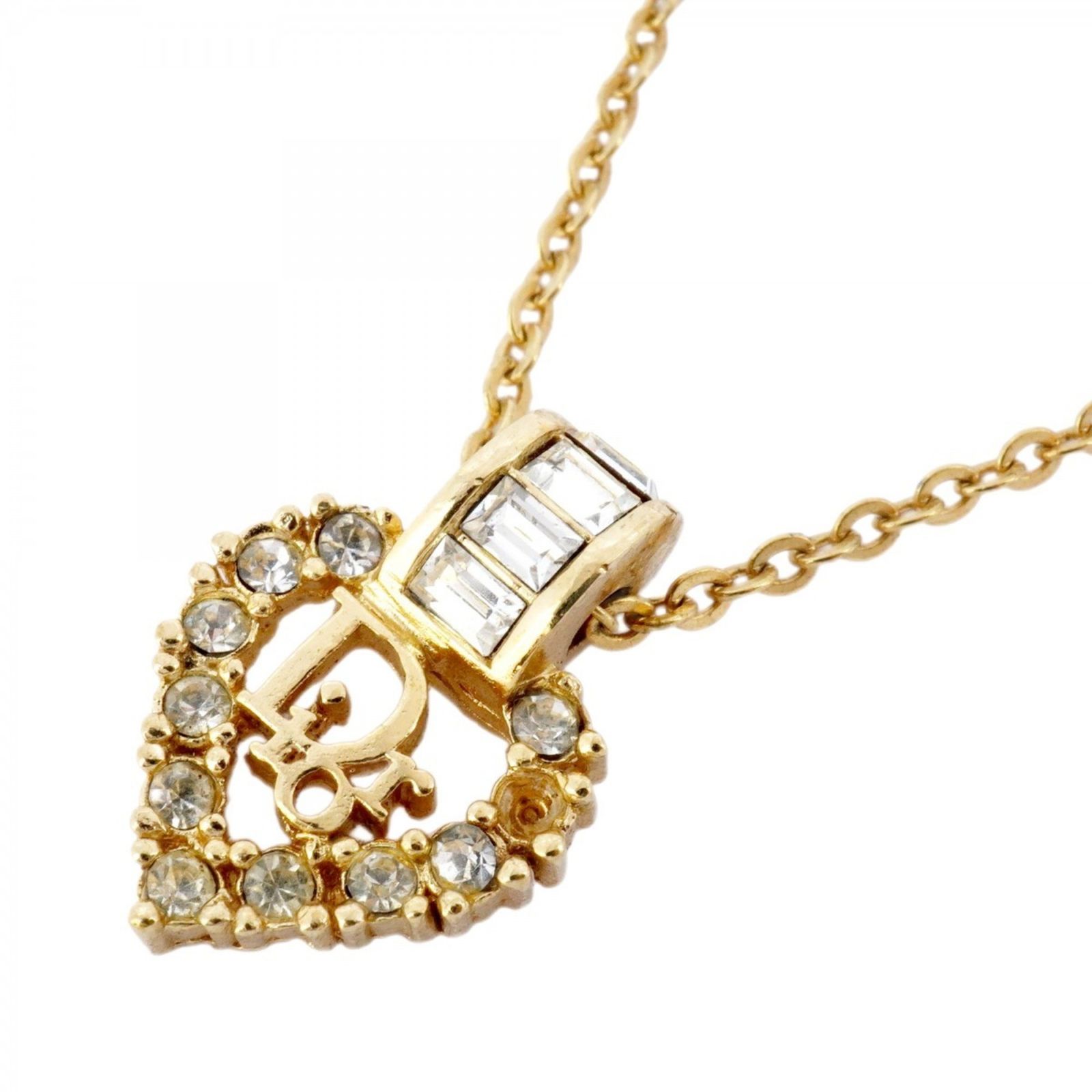 Dior ロゴハートモチーフ ネックレス クリスチャンディオール 