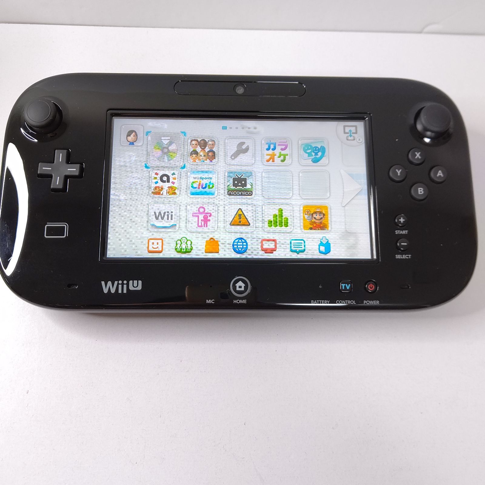 ほぼ未使用 極美品 wiiu プレミアムセット クロ 本体欠品 ゲーム機
