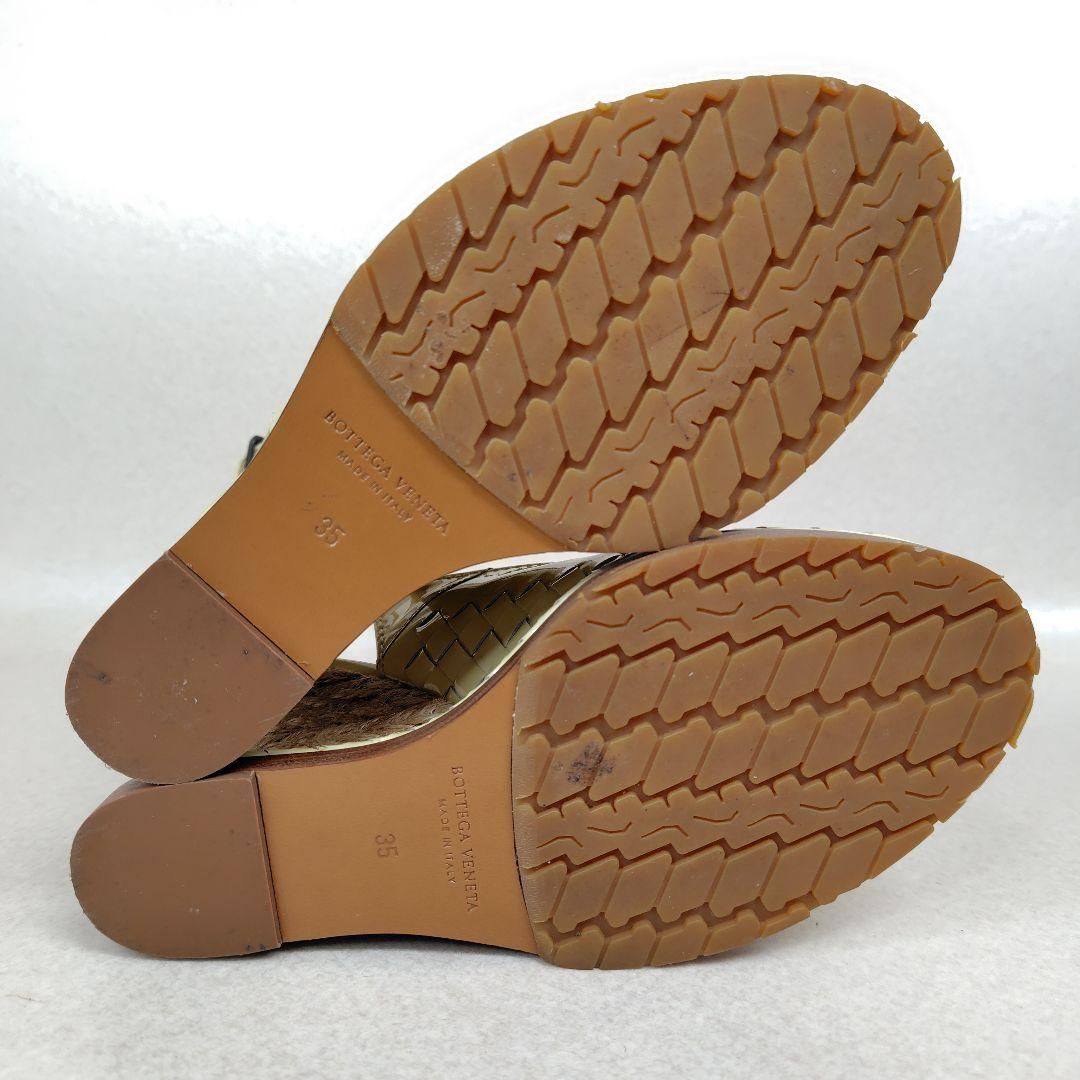 使用感少なめ美品 Bottega Veneta ボッテガヴェネタ サンダル 35