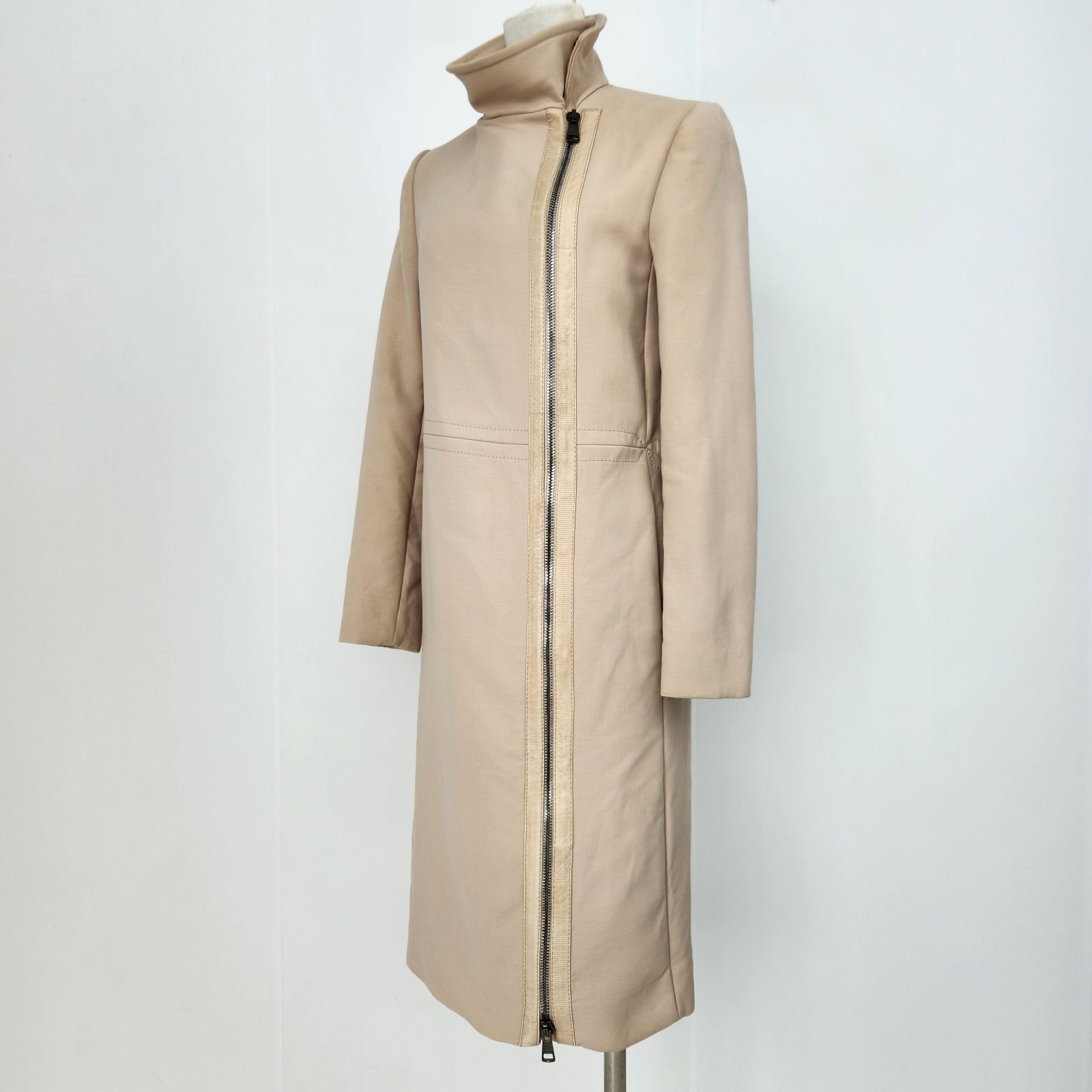 グッチ ロングコート ライダース トムフォード期 38 M L相当 GUCCI