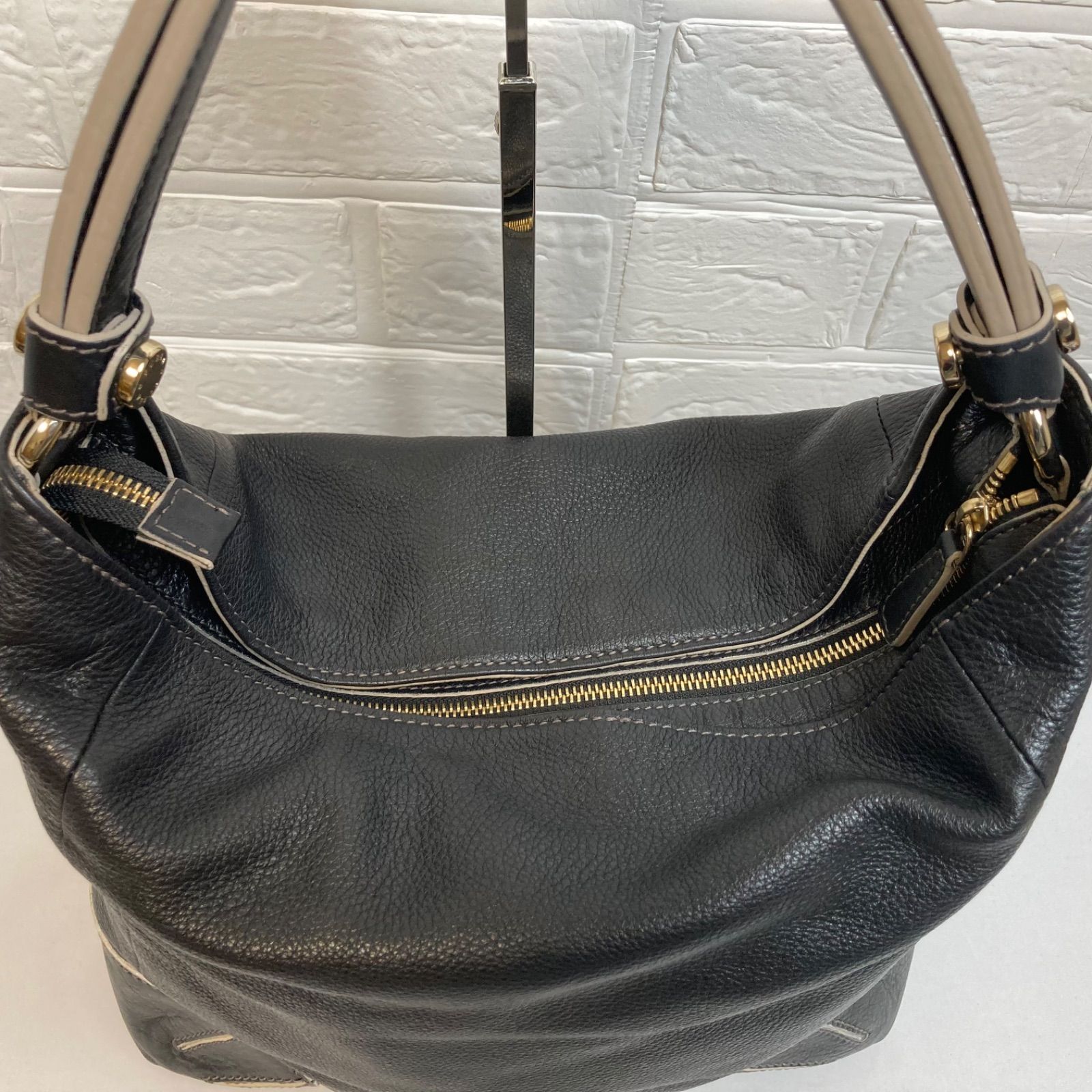 フルラ ハンドバッグ ホーボーバッグ レザー - 2WAY ゴールド系  