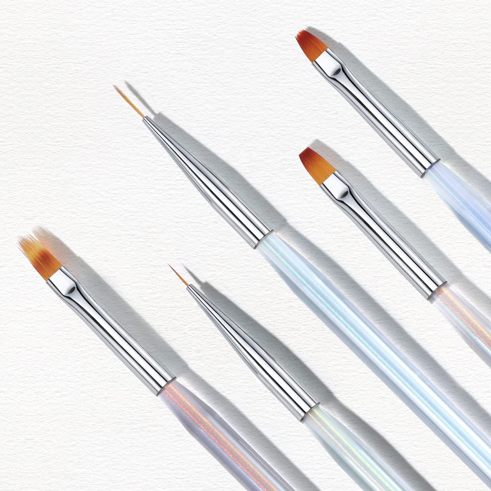 ネイルアート用品(筆など) hil'o 特価セール】Modelones ネイルブラシセット ジェルネイル筆 オーロラ