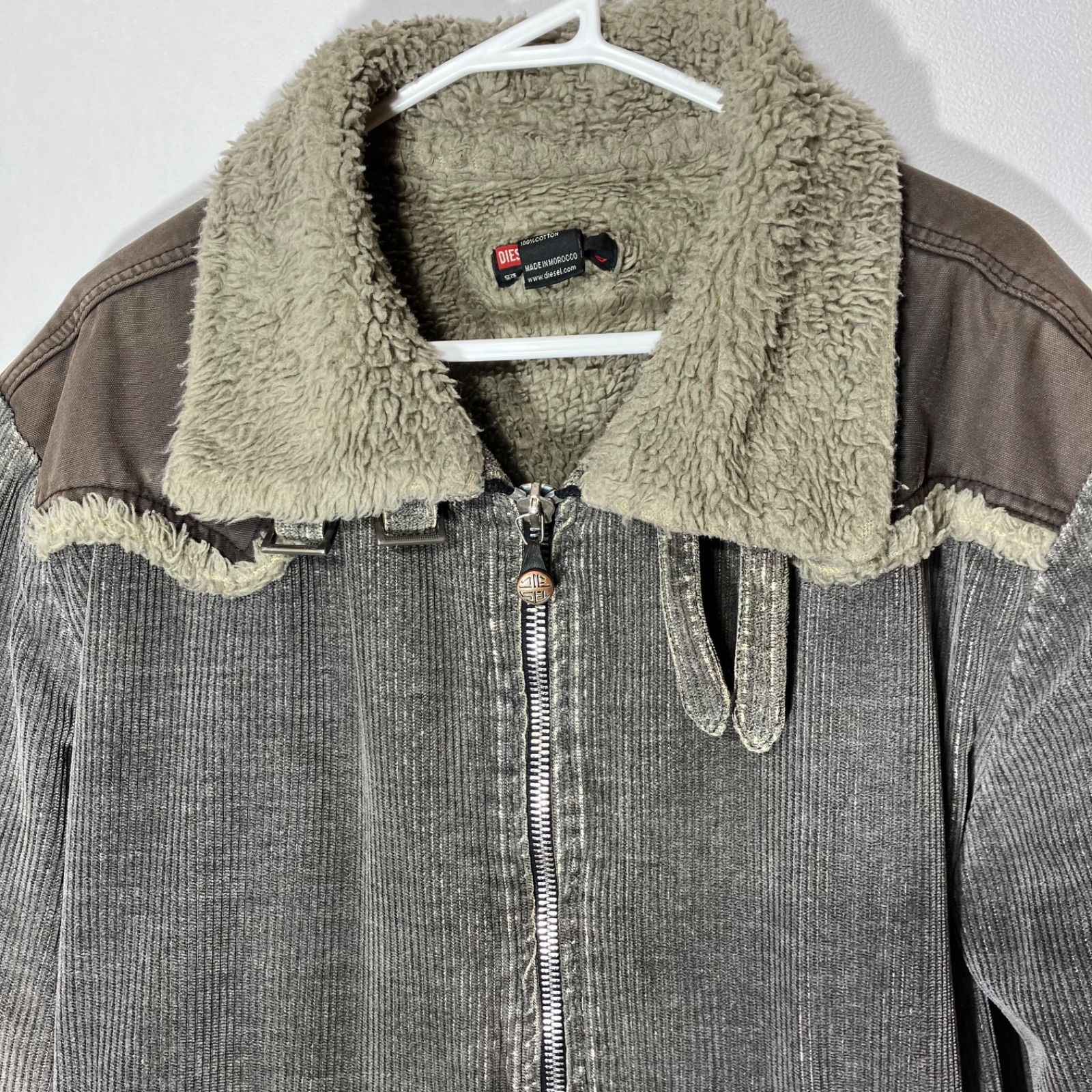 DIESEL ディーゼル コーデュロイジャケット 裏地ボア - メルカリ