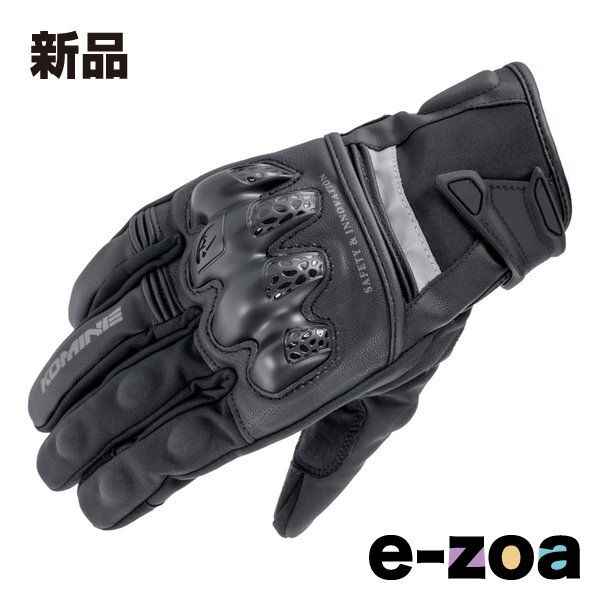 KOMINE  コミネ ＧＫ－８５５ ＷＩＮＤＰＲＯＯＦ ＷＡＲＭ ＧＬＯＶＥＳ ＨＧ ブラック Ｌサイ GK-855/BK/L (2622041)