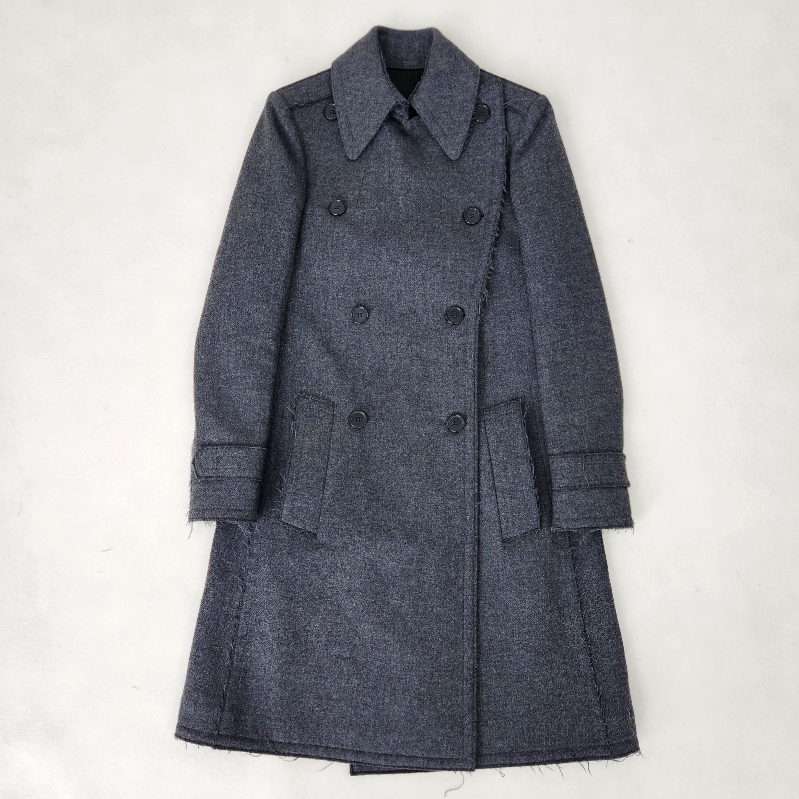 CELINE ロングコート 希少 セリーヌ ウール フィービー期 トレンチ