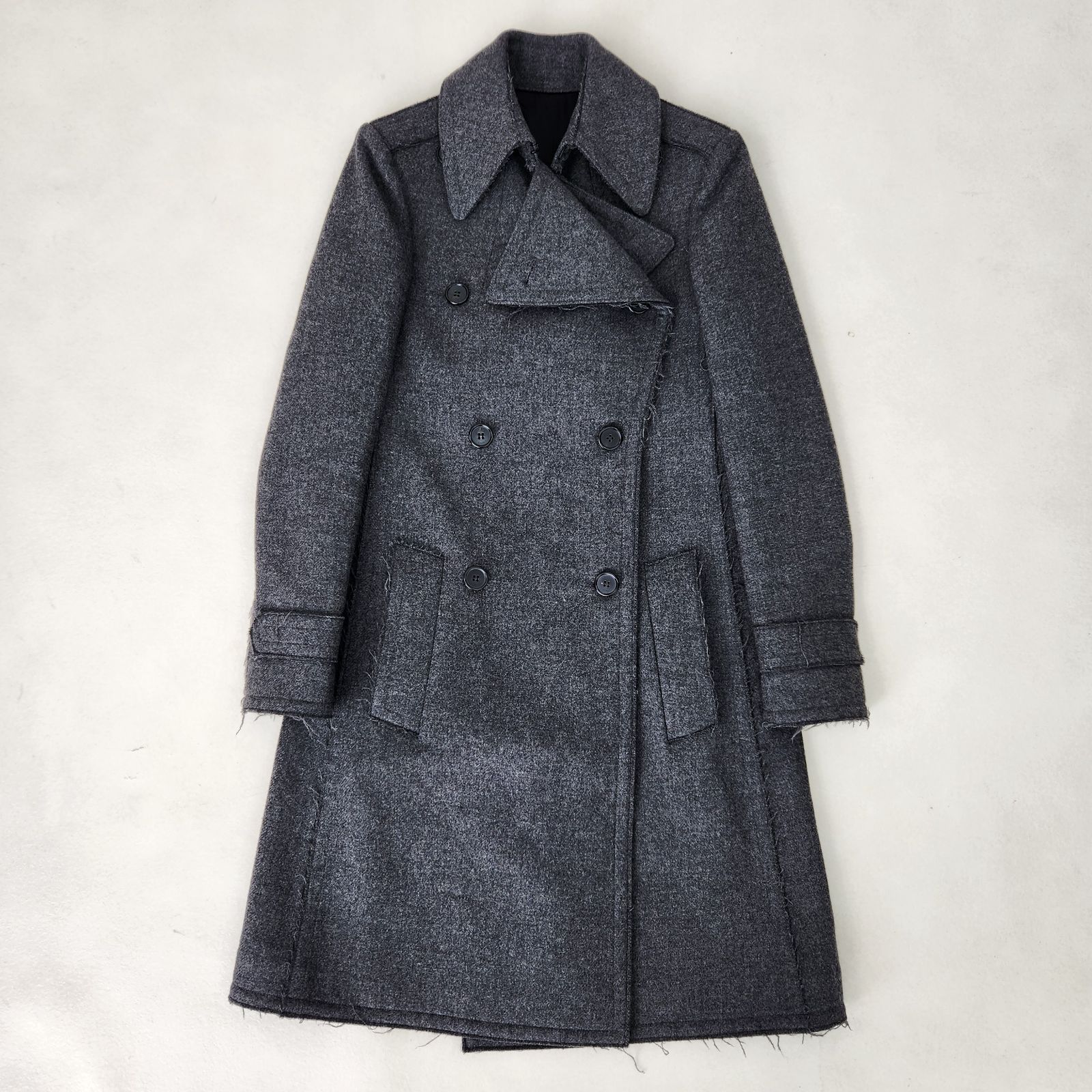 CELINE ロングコート 希少 セリーヌ ウール フィービー期 トレンチ