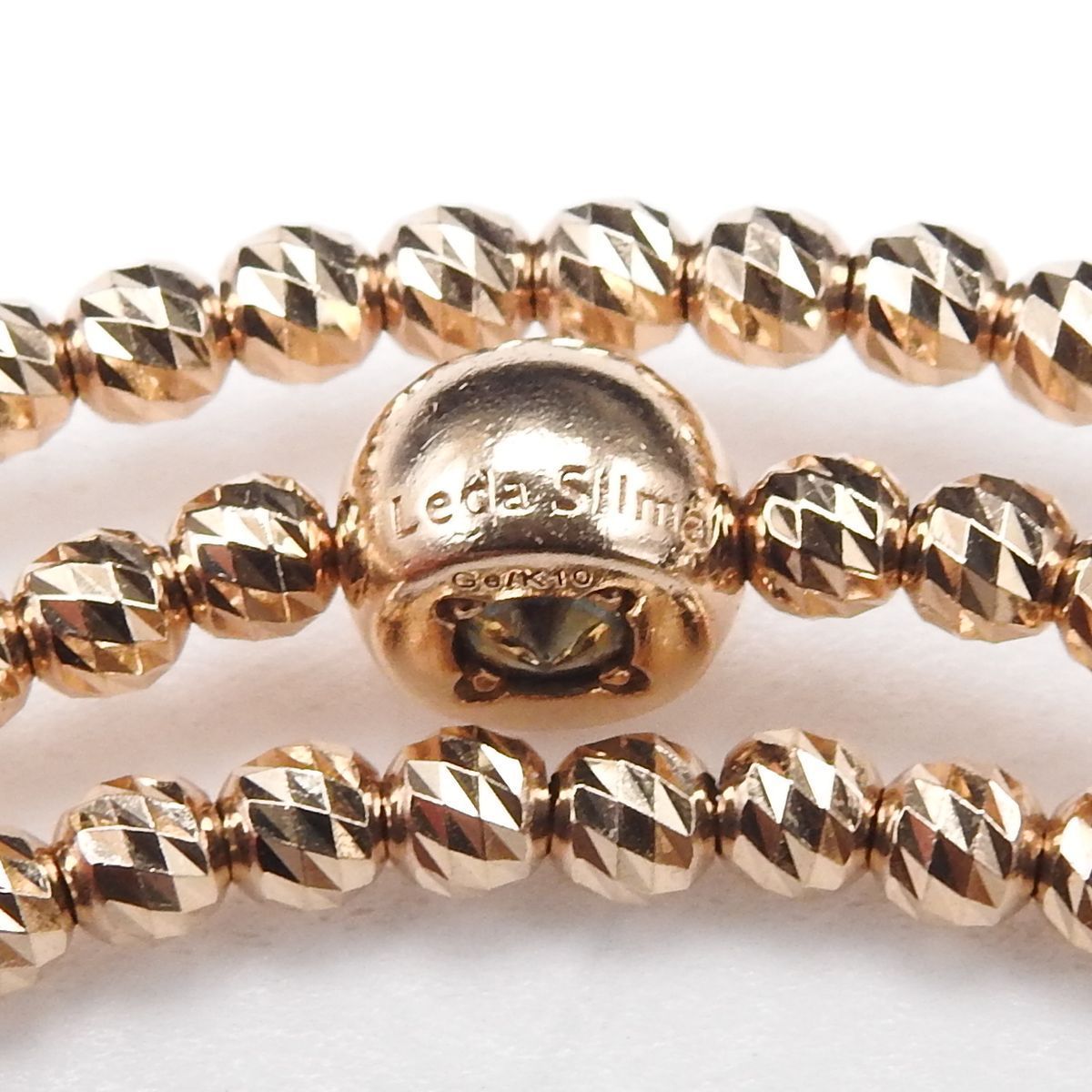 K10 Leda SILMA レダシルマ Ge/K10 ゴールド日本製 3連ブレスレット