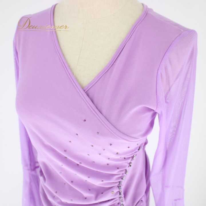 社交ダンス 衣装 スタンダード 上下セット ツーピース レッスンウェア