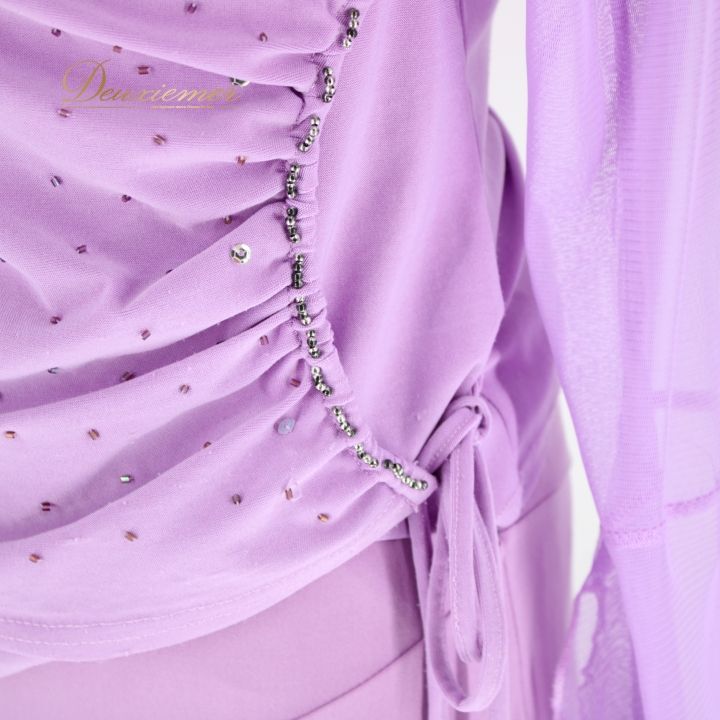 社交ダンス 衣装 スタンダード 上下セット ツーピース レッスンウェア