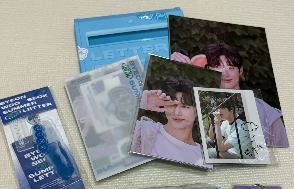 品質保証 ビョンウソク Byeon Wooseok 2024 Summer Letter グッズ (ポストカードボックス+キーホルダー) その他